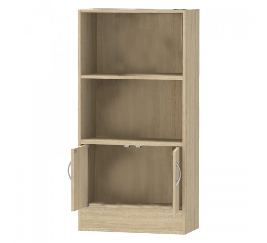 Βιβλιοθήκη Negan sonoma μελαμίνης 60x30x120εκ Υλικό: CLIPBOARD WITH MELAMINE 248-000017 Βιβλιοθήκη Negan sonoma μελαμίνης 60x30x120εκ Υλικό: CLIPBOARD WITH MELAMINE 248-000017