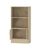 Βιβλιοθήκη Negan sonoma μελαμίνης 60x30x120εκ Υλικό: CLIPBOARD WITH MELAMINE 248-000017 Βιβλιοθήκη Negan sonoma μελαμίνης 60x30x120εκ Υλικό: CLIPBOARD WITH MELAMINE 248-000017