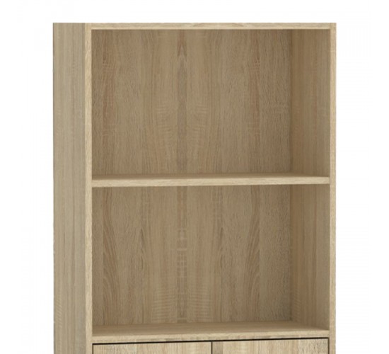 Βιβλιοθήκη Negan sonoma μελαμίνης 60x30x120εκ Υλικό: CLIPBOARD WITH MELAMINE 248-000017 Βιβλιοθήκη Negan sonoma μελαμίνης 60x30x120εκ Υλικό: CLIPBOARD WITH MELAMINE 248-000017