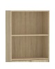 Βιβλιοθήκη Negan sonoma μελαμίνης 60x30x120εκ Υλικό: CLIPBOARD WITH MELAMINE 248-000017 Βιβλιοθήκη Negan sonoma μελαμίνης 60x30x120εκ Υλικό: CLIPBOARD WITH MELAMINE 248-000017