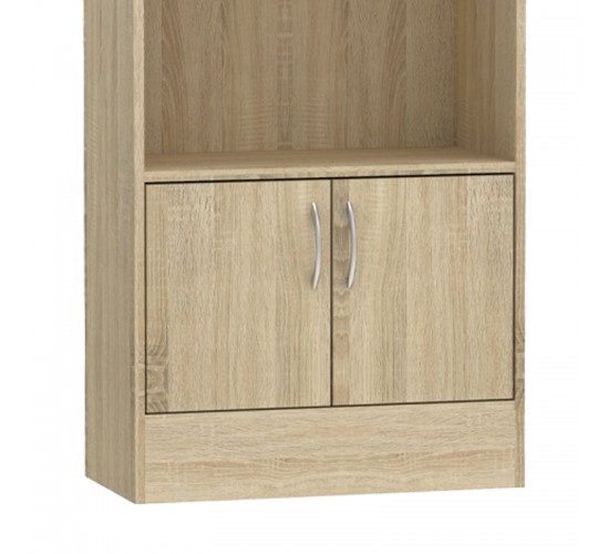 Βιβλιοθήκη Negan sonoma μελαμίνης 60x30x120εκ Υλικό: CLIPBOARD WITH MELAMINE 248-000017 Βιβλιοθήκη Negan sonoma μελαμίνης 60x30x120εκ Υλικό: CLIPBOARD WITH MELAMINE 248-000017
