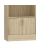 Βιβλιοθήκη Negan sonoma μελαμίνης 60x30x120εκ Υλικό: CLIPBOARD WITH MELAMINE 248-000017 Βιβλιοθήκη Negan sonoma μελαμίνης 60x30x120εκ Υλικό: CLIPBOARD WITH MELAMINE 248-000017