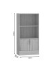 Βιβλιοθήκη Negan sonoma μελαμίνης 60x30x120εκ Υλικό: CLIPBOARD WITH MELAMINE 248-000017 Βιβλιοθήκη Negan sonoma μελαμίνης 60x30x120εκ Υλικό: CLIPBOARD WITH MELAMINE 248-000017