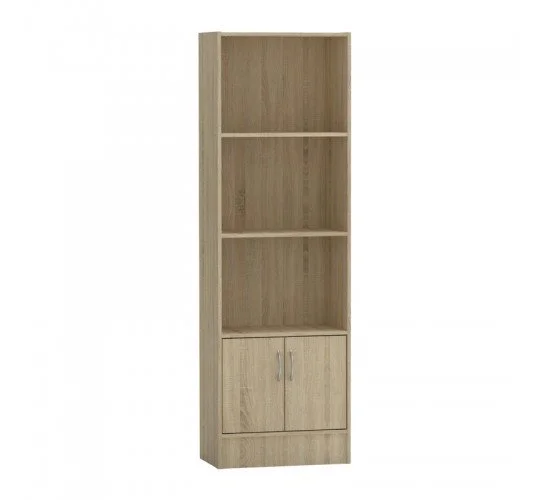Βιβλιοθήκη Negan sonoma μελαμίνης 57x33x180εκ Υλικό: CLIPBOARD WITH MELAMINE 248-000018 Βιβλιοθήκη Negan sonoma μελαμίνης 57x33x180εκ Υλικό: CLIPBOARD WITH MELAMINE 248-000018