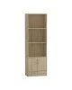Βιβλιοθήκη Negan sonoma μελαμίνης 57x33x180εκ Υλικό: CLIPBOARD WITH MELAMINE 248-000018 Βιβλιοθήκη Negan sonoma μελαμίνης 57x33x180εκ Υλικό: CLIPBOARD WITH MELAMINE 248-000018