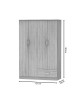 Ντουλάπα ρούχων τετράφυλλη Karter sonoma μελαμίνης 121x48x180εκ Υλικό: CLIPBOARD WITH PAPER WOOD 248-000022 Ντουλάπα ρούχων τετράφυλλη Karter sonoma μελαμίνης 121x48x180εκ Υλικό: CLIPBOARD WITH PAPER WOOD 248-000022