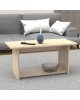 Τραπέζι Kumba σε oak απόχρωση 80x40x42εκ Υλικό: CLIPBOARD WITH MELAMINE 248-000025 Τραπέζι Kumba σε oak απόχρωση 80x40x42εκ Υλικό: CLIPBOARD WITH MELAMINE 248-000025