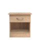 Κομοδίνο Kona σε oak απόχρωση 40x34x42εκ Υλικό: CLIPBOARD WITH MELAMINE 248-000027 Κομοδίνο Kona σε oak απόχρωση 40x34x42εκ Υλικό: CLIPBOARD WITH MELAMINE 248-000027