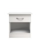 Κομοδίνο Kona σε λευκή απόχρωση 40x34x42εκ Υλικό: CLIPBOARD WITH MELAMINE 248-000028 Κομοδίνο Kona σε λευκή απόχρωση 40x34x42εκ Υλικό: CLIPBOARD WITH MELAMINE 248-000028
