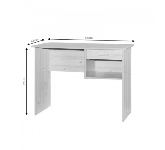 Γραφείο εργασίας με συρτάρι Michael wenge 88x45x72εκ Υλικό: PARTICLE BOARD 249-000014 Γραφείο εργασίας με συρτάρι Michael wenge 88x45x72εκ Υλικό: PARTICLE BOARD 249-000014