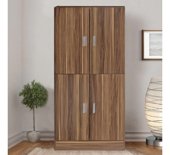 Παπουτσοθήκη-ντουλάπι Felicity χρώμα καρυδί 60x32x127εκ Υλικό: PARTICLE BOARD 249-000031 Παπουτσοθήκη-ντουλάπι Felicity χρώμα καρυδί 60x32x127εκ Υλικό: PARTICLE BOARD 249-000031