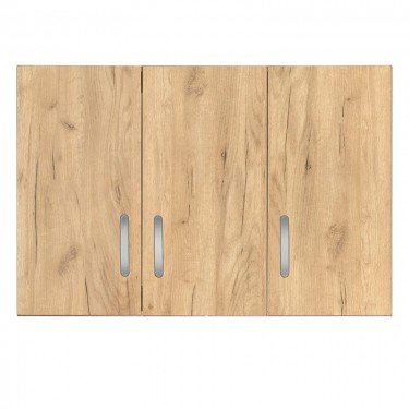Πατάρι ντουλάπας Zelia τρίφυλλο oak 90x42x60εκ Υλικό: PARTICLE BOARD 249-000041
