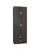 Ντουλάπα δίφυλλη και πατάρι Zelia wenge 79x42x180εκ. Υλικό: PARTICLE BOARD 249-000043 Ντουλάπα δίφυλλη και πατάρι Zelia wenge 79x42x180εκ. Υλικό: PARTICLE BOARD 249-000043