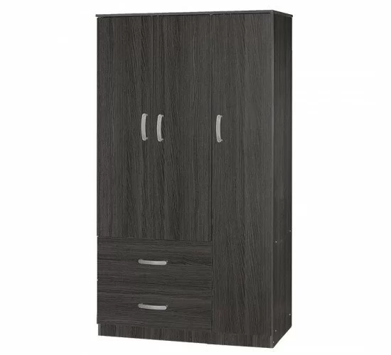 Ντουλάπα τρίφυλλη και πατάρι Zelia wenge 90x42x180εκ. Υλικό: PARTICLE BOARD 249-000047 Ντουλάπα τρίφυλλη και πατάρι Zelia wenge 90x42x180εκ. Υλικό: PARTICLE BOARD 249-000047
