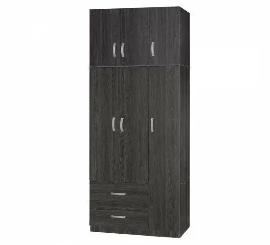 Ντουλάπα τρίφυλλη και πατάρι Zelia wenge 90x42x180εκ. Υλικό: PARTICLE BOARD 249-000047 Ντουλάπα τρίφυλλη και πατάρι Zelia wenge 90x42x180εκ. Υλικό: PARTICLE BOARD 249-000047