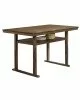 Τραπέζι μπαρ Tenor φυσικό ξύλο rubberwood-ΜDF καρυδί 150x90x91.5εκ Υλικό: MDF - E2-18 MM - ASH VENEER - SOLID RUBBER WOOD 250-000001 Τραπέζι μπαρ Tenor φυσικό ξύλο rubberwood-ΜDF καρυδί 150x90x91.5εκ Υλικό: MDF - E2-18 MM - ASH VENEER - SOLID RUBBER WOOD 250-000001