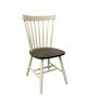 Καρέκλα Larus φυσικό ξύλo rubberwood ανθρακί-λευκό 50x49x90εκ. Υλικό: RUBBERWOOD 250-000006