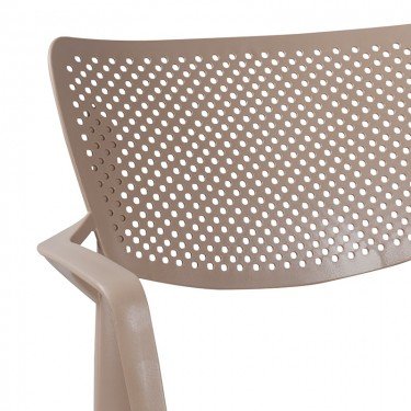 Πολυθρόνα Frontline PP cappucino Υλικό: PP 253-000018