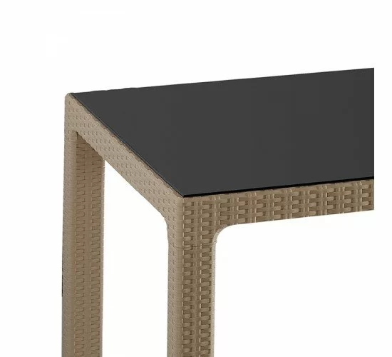 Τραπέζι Explore με UV protection PP cappucino 150x90x73.5εκ Υλικό: PP 253-000030 Τραπέζι Explore με UV protection PP cappucino 150x90x73.5εκ Υλικό: PP 253-000030
