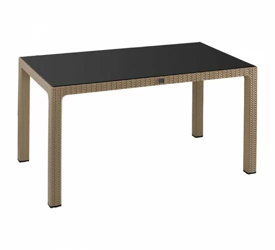 Τραπέζι Explore με UV protection PP cappucino 150x90x73.5εκ Υλικό: PP 253-000030 Τραπέζι Explore με UV protection PP cappucino 150x90x73.5εκ Υλικό: PP 253-000030