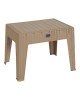Τραπέζι Cosmic PP cappucino 55x40x43.5εκ Υλικό: PP 253-000034 Τραπέζι Cosmic PP cappucino 55x40x43.5εκ Υλικό: PP 253-000034