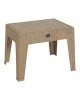 Τραπέζι Cosmic PP cappucino 55x40x43.5εκ Υλικό: PP 253-000034 Τραπέζι Cosmic PP cappucino 55x40x43.5εκ Υλικό: PP 253-000034