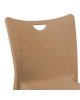 Καρέκλα Crafted PP cappucino-αλουμίνιο γκρι Υλικό: PP 253-000037