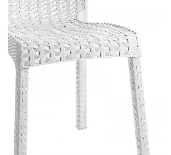Καρέκλα Confident PP λευκό Υλικό: PP 253-000040