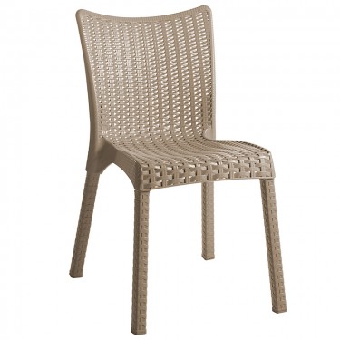 Καρέκλα Confident PP cappucino Υλικό: PP 253-000042