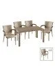 Τραπεζαρία κήπου Explore-Festive σετ 7τεμ PP cappuccino 150x90x73,5εκ. Υλικό: PP 253-000066 Τραπεζαρία κήπου Explore-Festive σετ 7τεμ PP cappuccino 150x90x73,5εκ. Υλικό: PP 253-000066
