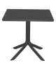 Τραπεζαρία Groovy-Halcyon σετ 3τεμ PP ανθρακί 80x80x74,5εκ. Υλικό: PP 253-000083 Τραπεζαρία Groovy-Halcyon σετ 3τεμ PP ανθρακί 80x80x74,5εκ. Υλικό: PP 253-000083