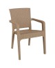 Τραπεζαρία Groovy-Halcyon σετ 3τεμ PP cappuccino 80x80x74,5εκ. Υλικό: PP 253-000093 Τραπεζαρία Groovy-Halcyon σετ 3τεμ PP cappuccino 80x80x74,5εκ. Υλικό: PP 253-000093