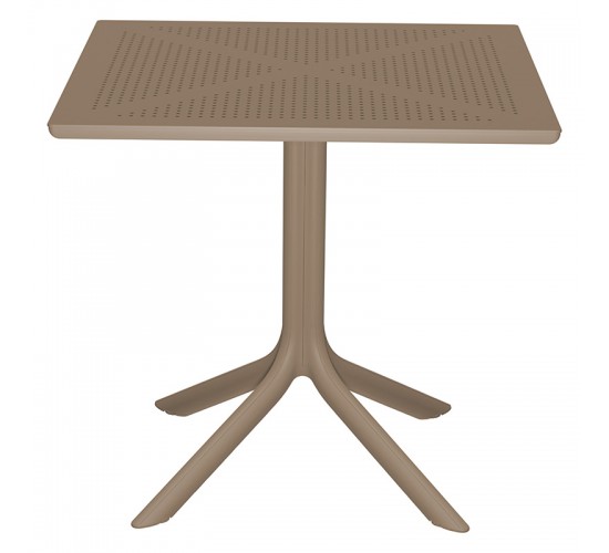 Τραπεζαρία Groovy-Ignite σετ 5τεμ PP cappuccino 80x80x74,5εκ. Υλικό: PP 253-000094 Τραπεζαρία Groovy-Ignite σετ 5τεμ PP cappuccino 80x80x74,5εκ. Υλικό: PP 253-000094