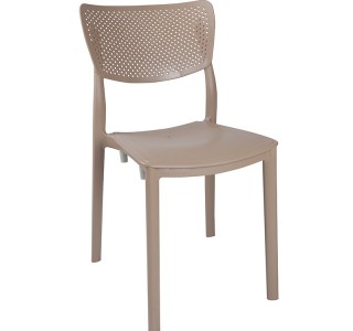 Τραπεζαρία Icon-Ignite σετ 5τεμ PP σε cappuccino απόχρωση Υλικό: PP 253-000094