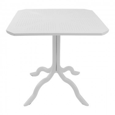 Τραπέζι Icon PP σε λευκή απόχρωση 80x80x74.5εκ Υλικό: PP 253-000118