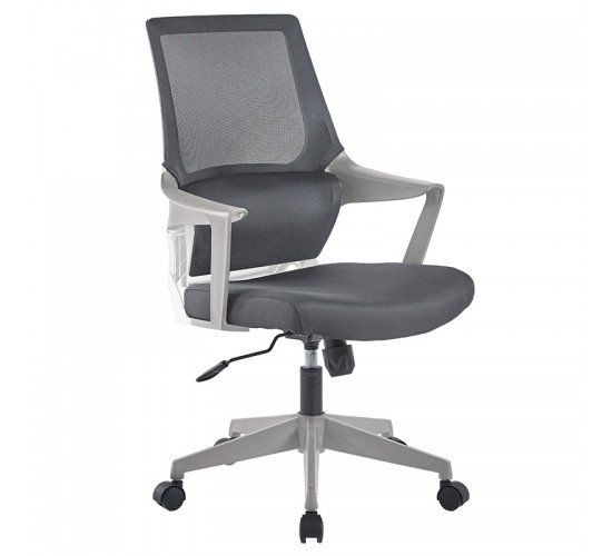 Καρέκλα γραφείου εγρασίας Fragrant ύφασμα mesh γκρι Υλικό: METAL - MESH FABRIC - PP - 6CM FOAM SEAT FROM PLYWOOD 254-000009