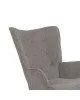 Πολυθρόνα Fluffy ύφασμα γκρι-πόδι rubberwood φυσικό 75x69x96εκ Υλικό: FABRIC WOODEN 255-000019 Πολυθρόνα Fluffy ύφασμα γκρι-πόδι rubberwood φυσικό 75x69x96εκ Υλικό: FABRIC WOODEN 255-000019