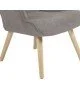 Πολυθρόνα Fluffy ύφασμα γκρι-πόδι rubberwood φυσικό 75x69x96εκ Υλικό: FABRIC WOODEN 255-000019 Πολυθρόνα Fluffy ύφασμα γκρι-πόδι rubberwood φυσικό 75x69x96εκ Υλικό: FABRIC WOODEN 255-000019