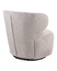 Πολυθρόνα Marelia περιστρεφόμενη λαδί ύφασμα 73x76x76εκ Υλικό: FABRIC - STEEL 255-000071