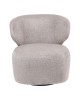 Πολυθρόνα Marelia περιστρεφόμενη λαδί ύφασμα 73x76x76εκ Υλικό: FABRIC - STEEL 255-000071