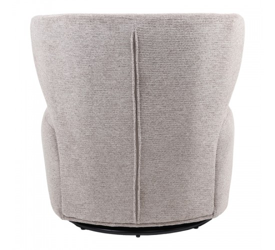 Πολυθρόνα Marelia περιστρεφόμενη λαδί ύφασμα 73x76x76εκ Υλικό: FABRIC - STEEL 255-000071