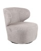 Πολυθρόνα Marelia περιστρεφόμενη λαδί ύφασμα 73x76x76εκ Υλικό: FABRIC - STEEL 255-000071