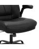 Καρέκλα γραφείου διευθυντή Stellar pu μαύρο Υλικό: PVC - PU - MESH 256-000007
