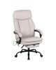 Καρέκλα γραφείου διευθυντή Sedici με μηχανισμό massage- pu μπεζ-εκρού 72x63x115-123εκ Υλικό: MESH - PVC - PU 256-000016