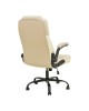 Καρέκλα γραφείου διευθυντή Stellar pu σε μπεζ-εκρού απόχρωση 70x77x110-119εκ Υλικό: PVC - PU - MESH 256-000017