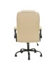 Καρέκλα γραφείου διευθυντή Stellar pu σε μπεζ-εκρού απόχρωση 70x77x110-119εκ Υλικό: PVC - PU - MESH 256-000017