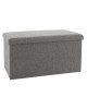 Σκαμπό-μπαούλο Greatness ύφασμα γκρι 76x38x38εκ Υλικό: FAUX LINEN - MDF - FOAM 257-000001 Σκαμπό-μπαούλο Greatness ύφασμα γκρι 76x38x38εκ Υλικό: FAUX LINEN - MDF - FOAM 257-000001