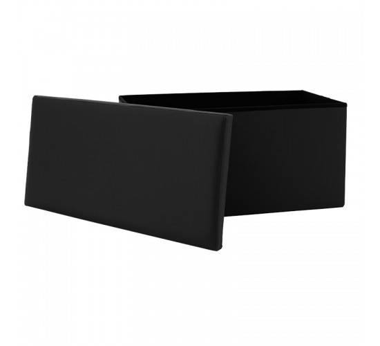 Σκαμπό-μπαούλο Cooperation pu μαύρο 76x38x38εκ Υλικό: PVC MDF NORMAL FOAM 257-000006 Σκαμπό-μπαούλο Cooperation pu μαύρο 76x38x38εκ Υλικό: PVC MDF NORMAL FOAM 257-000006