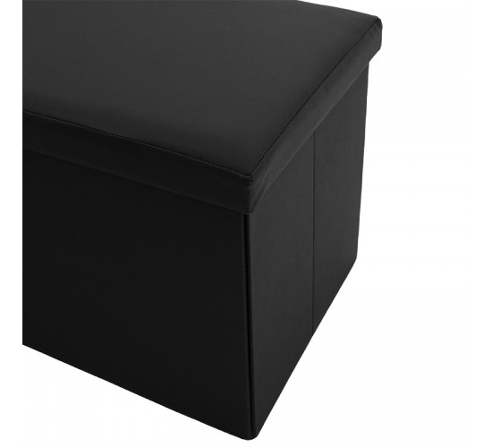 Σκαμπό-μπαούλο Cooperation pu μαύρο 76x38x38εκ Υλικό: PVC MDF NORMAL FOAM 257-000006 Σκαμπό-μπαούλο Cooperation pu μαύρο 76x38x38εκ Υλικό: PVC MDF NORMAL FOAM 257-000006
