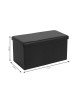 Σκαμπό-μπαούλο Cooperation pu μαύρο 76x38x38εκ Υλικό: PVC MDF NORMAL FOAM 257-000006 Σκαμπό-μπαούλο Cooperation pu μαύρο 76x38x38εκ Υλικό: PVC MDF NORMAL FOAM 257-000006